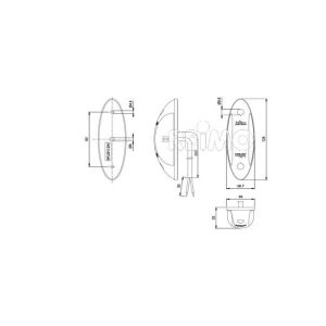 LED luč za meglo 6W