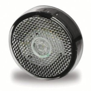 LED označevalna luč 12V 1W prozorna z reflektorjem