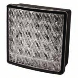 LED zadnja zavorna luč prozorna 12V, 4W IP67 s 500 mm kabla