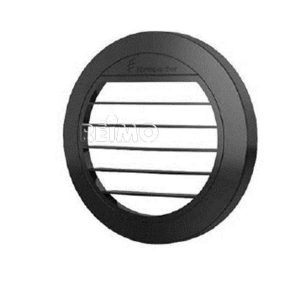 Ploščati izhod zraka 0° za parkirni grelnik Airtronic D2, Ø50/60 mm, črna