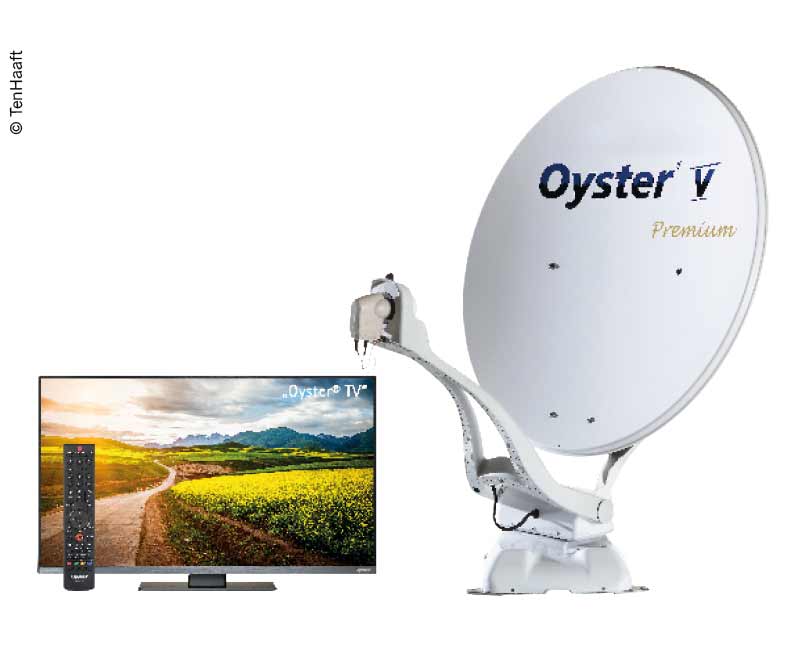 Satelitski sistem Oyster® V 85 SKEW Premium z 32-palčnim Oyster® TV