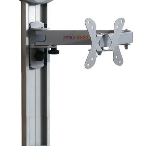 TV nosilec Stenski nosilec srebrn - Drsna vodila 990 mm