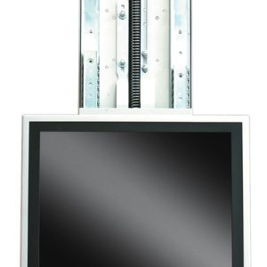 Držalo za TV, raztegljivo navzdol, srebrno