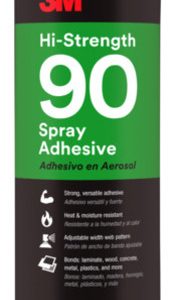 3M lepilo v razpršilu na osnovi sintetičnih elastomerov Hi-Strength 90 - prozorno - 500 ml