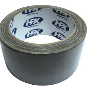 Lepilni tekstilni trak 10 m srebrn