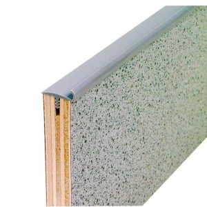 Notranji obod vrat s tesnilnim robom 40 m - srednje siva