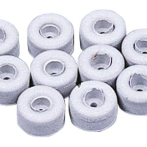 Gumijasti blažilnik 10 kosov svetlo siva - bela