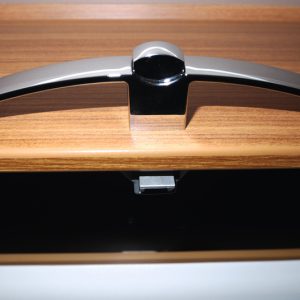 Ročaj z gumbom - sijajni krom