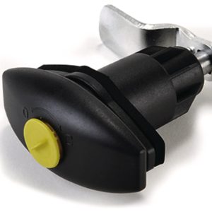 Olive S 78 mm vrtljiva ključavnica brez cilindra črna