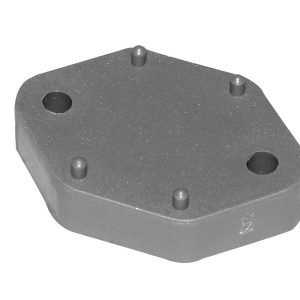 Distančna plošča, višina 10 mm, siva