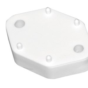 Distančna ploščica, višina 10 mm, bela