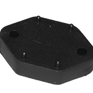 Distančna plošča, višina 10 mm, črna