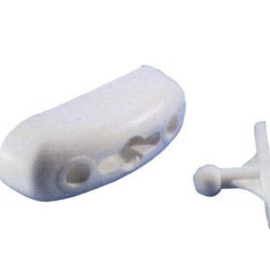 Plastični zaustavljalec vrat (bel)