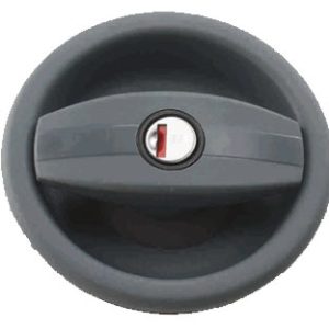 Ključavnica vrat prikolice - desna - črna / črna