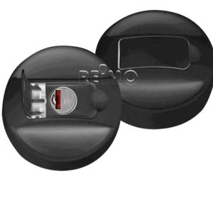 Ključavnica rezervoarja z zaklepom, črna