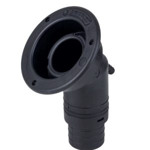 Polnilni vrat - dolg - črn - 40 mm