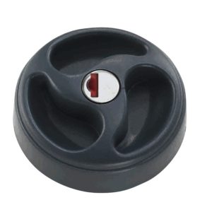 Pokrovček za bencin s 3 ročaji - črn