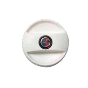 2-ročajni pokrov rezervoarja bele barve