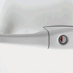 Ključavnica za prikolico serije Roulotte - Leva stran - Bela