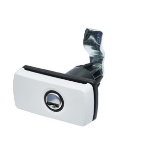 Zaklepanje z vrtljivo ključavnico Slim-Line - belo