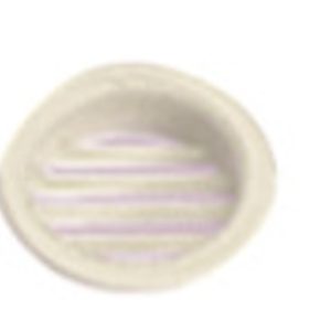 Ventilacijska rešetka za pohištvo - 32 mm - Okrogla - Kremasta