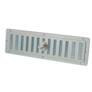 Drsni ventilator 250x70 mm, bela barva