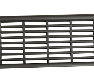 Ventilacijska rešetka kotna 250x50 srebrna