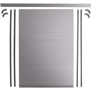 Komplet roletnih vrat - siva