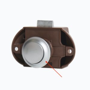 Rozeta krom/mat za pohištveno ključavnico Push Lock 53269