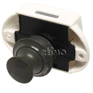 Komplet ključavnic za pohištvo Push-Lock - siva - 50 kosov