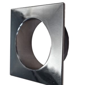 Rozeta Push Lock - poliran krom & kvadratna