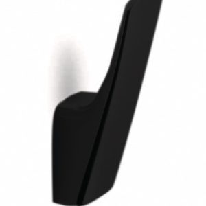 Kovinska kljuka za plašče - Črna - Kvadratna - Nesložljiva