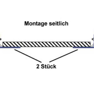Pritrditev za polni raztezalni vodnik - L nosilci - komplet 2