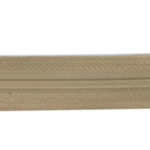 Neskončna zadrga na meter v bež barvi, širine 2,5 cm