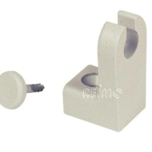 Komplet za pritrditev spiralnih tečajev, smetanaste barve