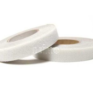 Samolepilni trak s kavljem in zanko - bel - širina 20 mm - 5 m