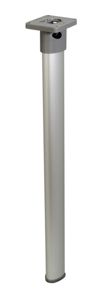 Izravnana noga mize - zgornji sklep - mat srebrna - 675 mm