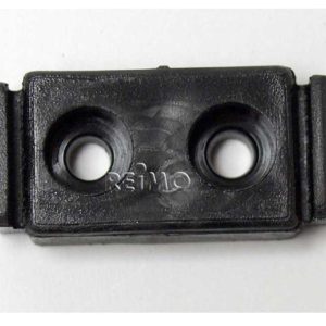 Črna pritrditev na tla za členasto podporno nogo