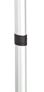 Krilna mizna noga, sredinski sklep, 675/ 315 mm, srebrna