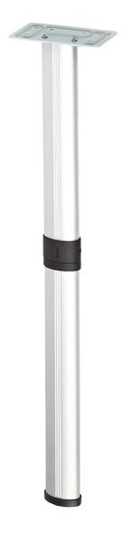 Krilna mizna noga, sredinski sklep, 675/ 315 mm, srebrna