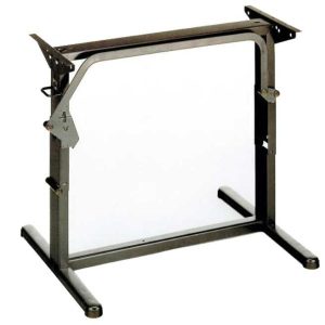 Okvir dvižne mize z nastavljivo višino - kovina - svetlo siva