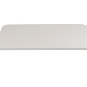 Lahka namizna plošča - Bela površina v visokem sijaju - Matirana bela spodnja stran - Beli robovi v visokem sijaju - Velika