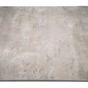 Lahka namizna plošča - Zgornja stran v videzu betona - Matirana bela spodnja stran - Robovi v videzu betona - Velika