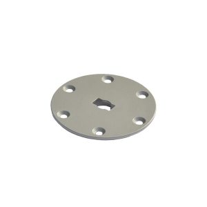 Hitro odpenjanje noge z zadrgo sive barve, Ø=245mm, H:15mm