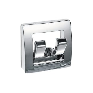 Kljuka za plašč / stenska kljuka krom - drsna v blisterju