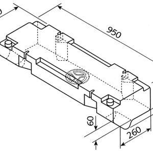Rezervoar za vodo VW T2 45L