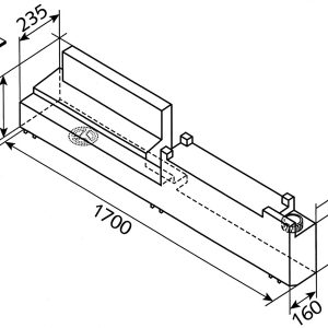 Rezervoar za vodo MB Sprinter / VW LT iz leta 1997 - 54 l