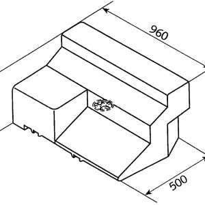Rezervoar za vodo 80 l - Fiat Ducato in podobni modeli let 1994-2006 - EV 1711