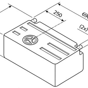 Rezervoar za svežo in odpadno vodo EV1301