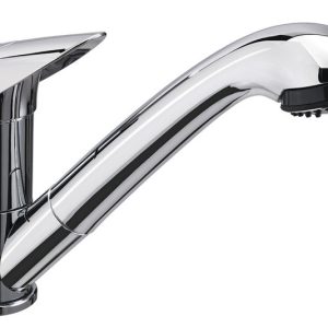 Enoročna mešalna baterija Pelikan s tušem